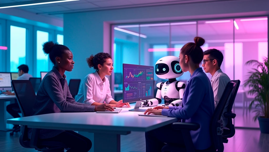 people communicate with a robot people communicate with a robot